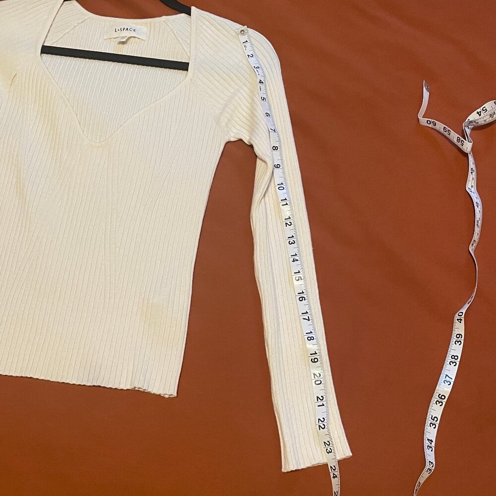 LSPACE Ribbed Sweetheart Top - Picture 7 of 8